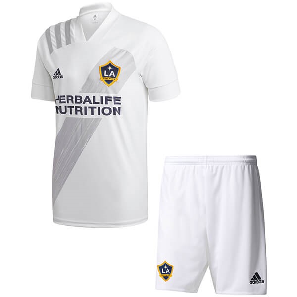 Camiseta Los Angeles Galaxy Replica Primera Ropa Niños 2020/21 Blanco